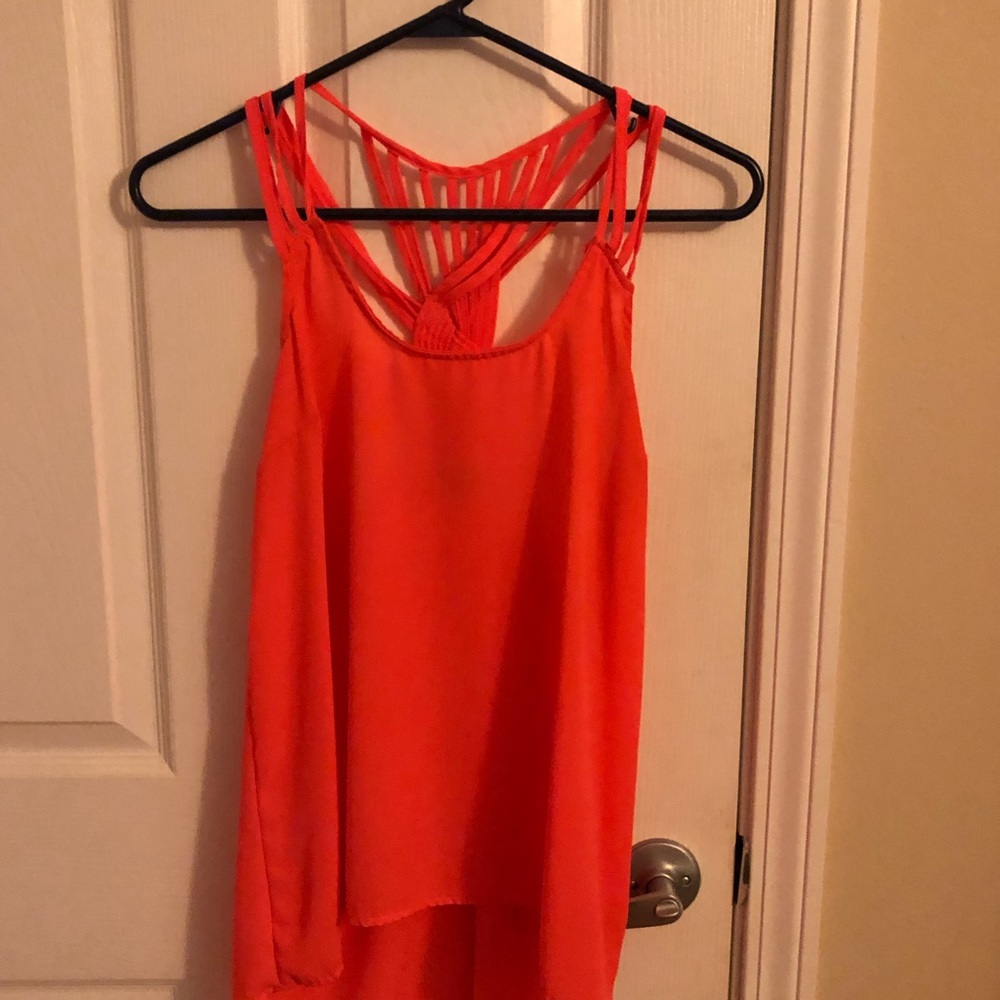 Coral multi strap back tank